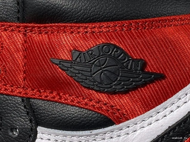 Rep Onekick CD0461-016 High Toe Air Jordan Satin Retro 1 Black 0729